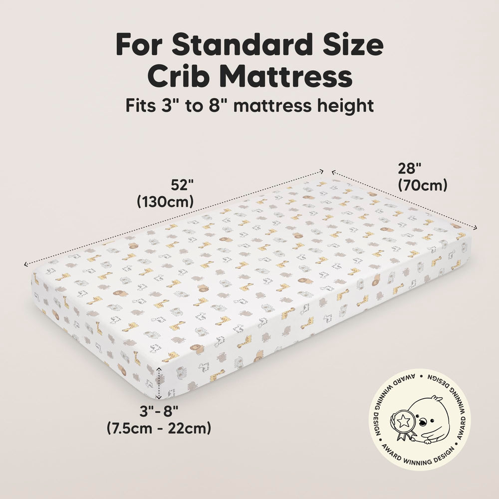KeaBabies KeaSafari 2-pack bamboo fabric closeup highlights breathable viscose for comfort.