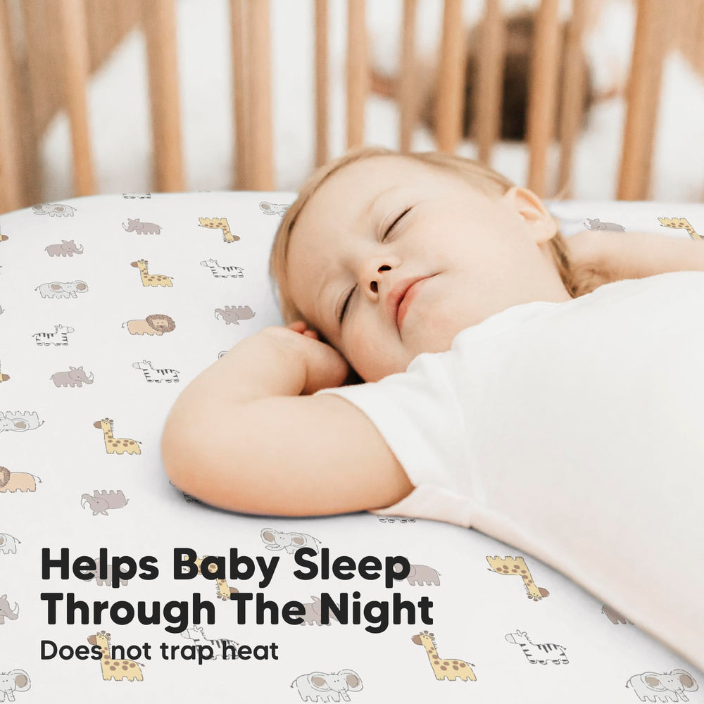 KeaBabies KeaSafari 2-pack hidden-elastic-seams illustrate neat, secure fit.