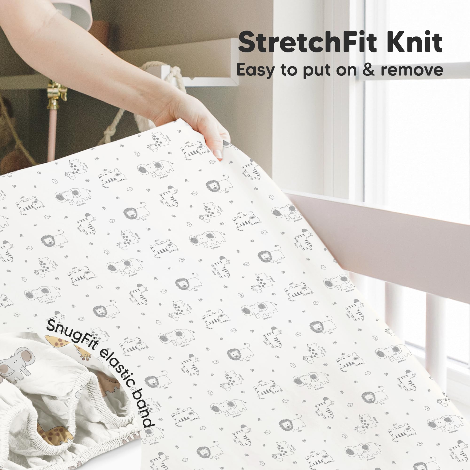 KeaBabies KeaSafari 2-pack machine-washable and dryer-friendly for busy families.