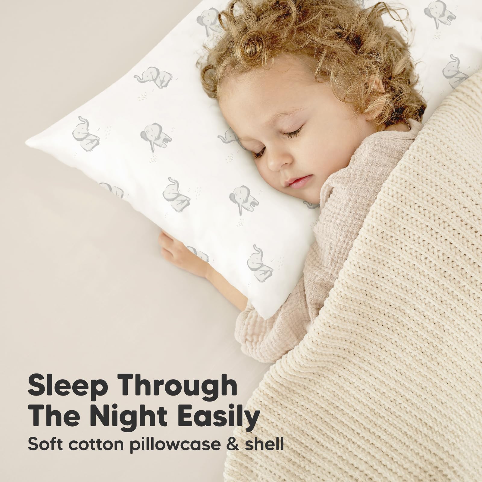 KeaBabies Kids Sleepovers Travel Pillow supports comfort during naps away from home.