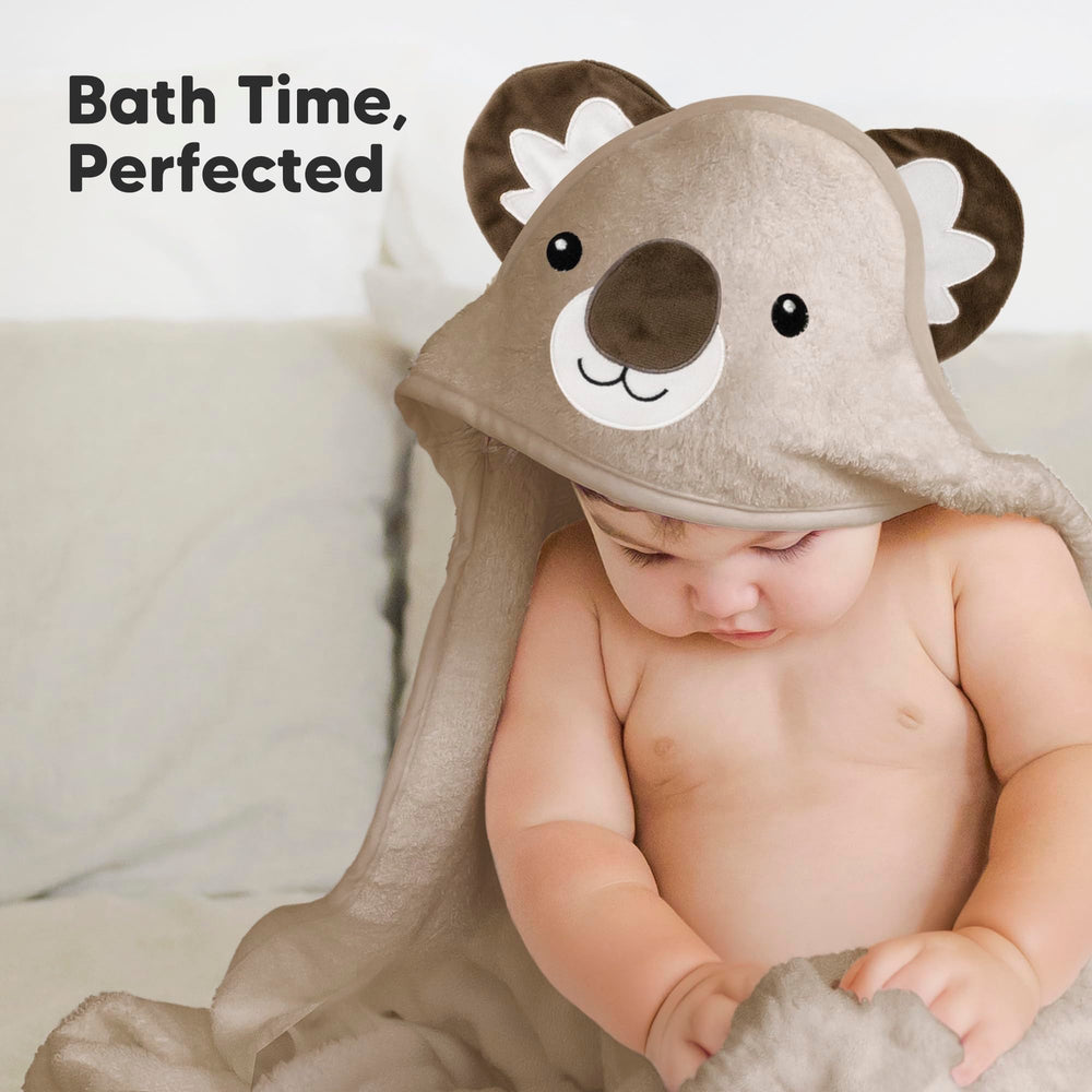 KeaBabies hooded towel showcasing durable, long-lasting bath essential