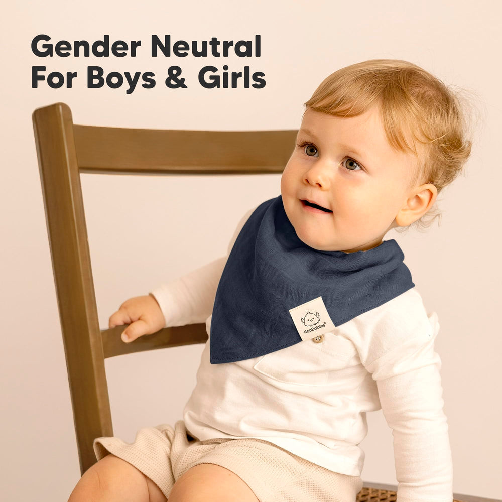 KeaBabies Lumi Muslin Bib gift-ready sustainable kraft packaging