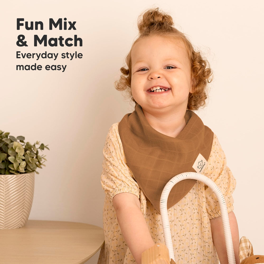 KeaBabies Lumi Muslin Bibs Gift-Ready Packaging: sustainable kraft box for gifting
