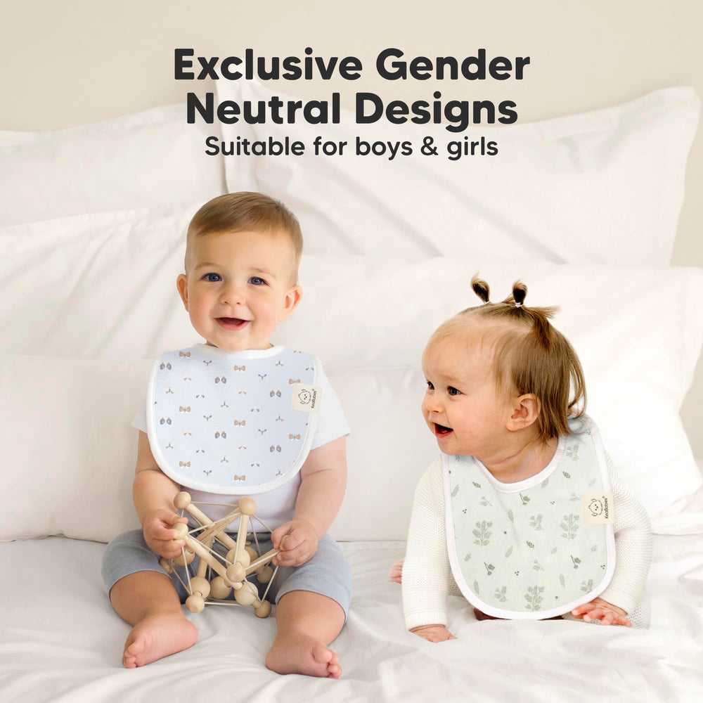 KeaBabies Lunaris adjustable fit from newborn to 24 months with snaps.