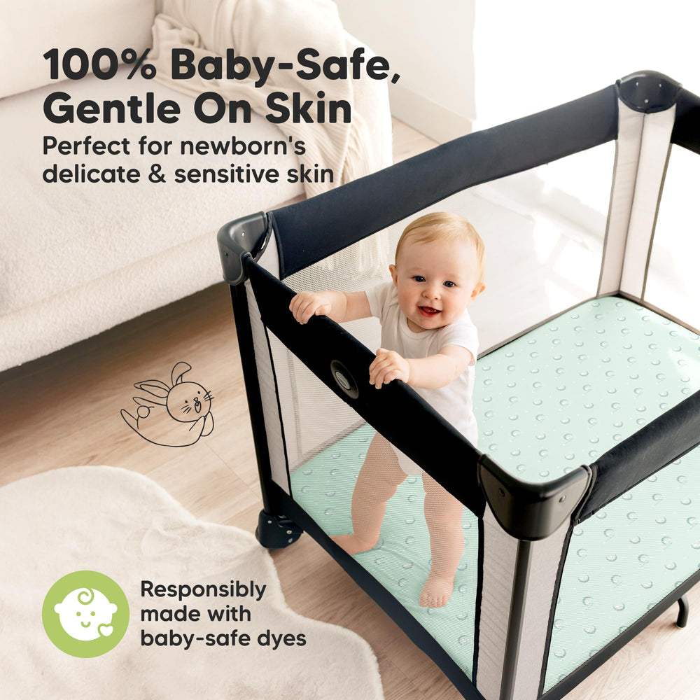 KeaBabies Lunaris SnugFit elastic band eases fitting and removal