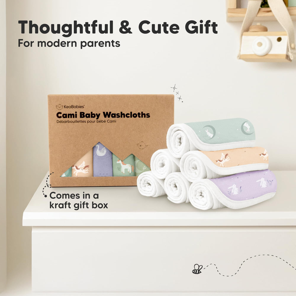 KeaBabies Lunaris versatile cloth doubles as baby towel