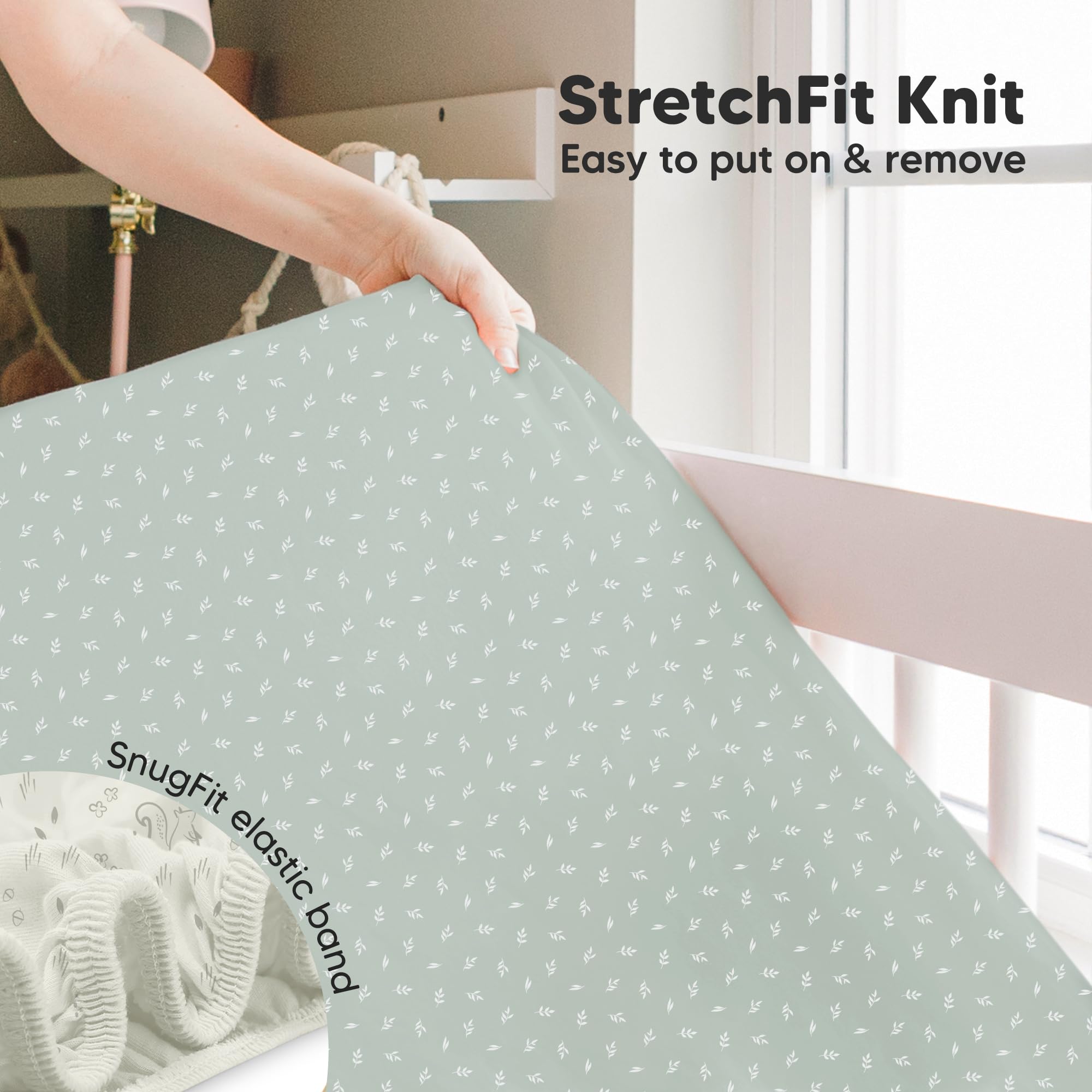 KeaBabies machine-wash and dryer-friendly label for simple cleaning