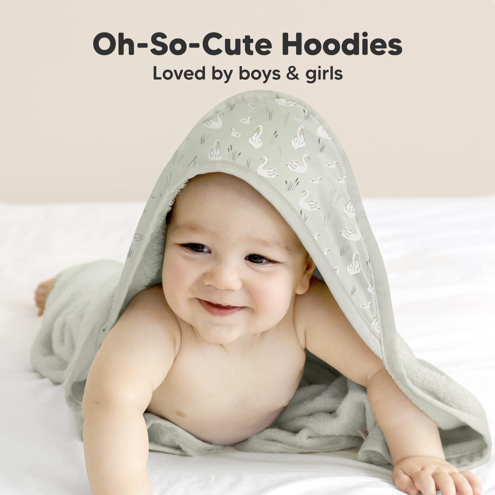 KeaBabies towel is machine-wash and dryer-friendly for busy caregivers.
