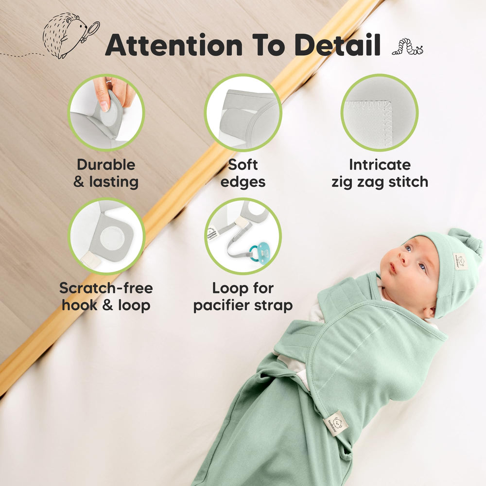 KeaBabies machine-washable sleep sack easy-care for busy parents.