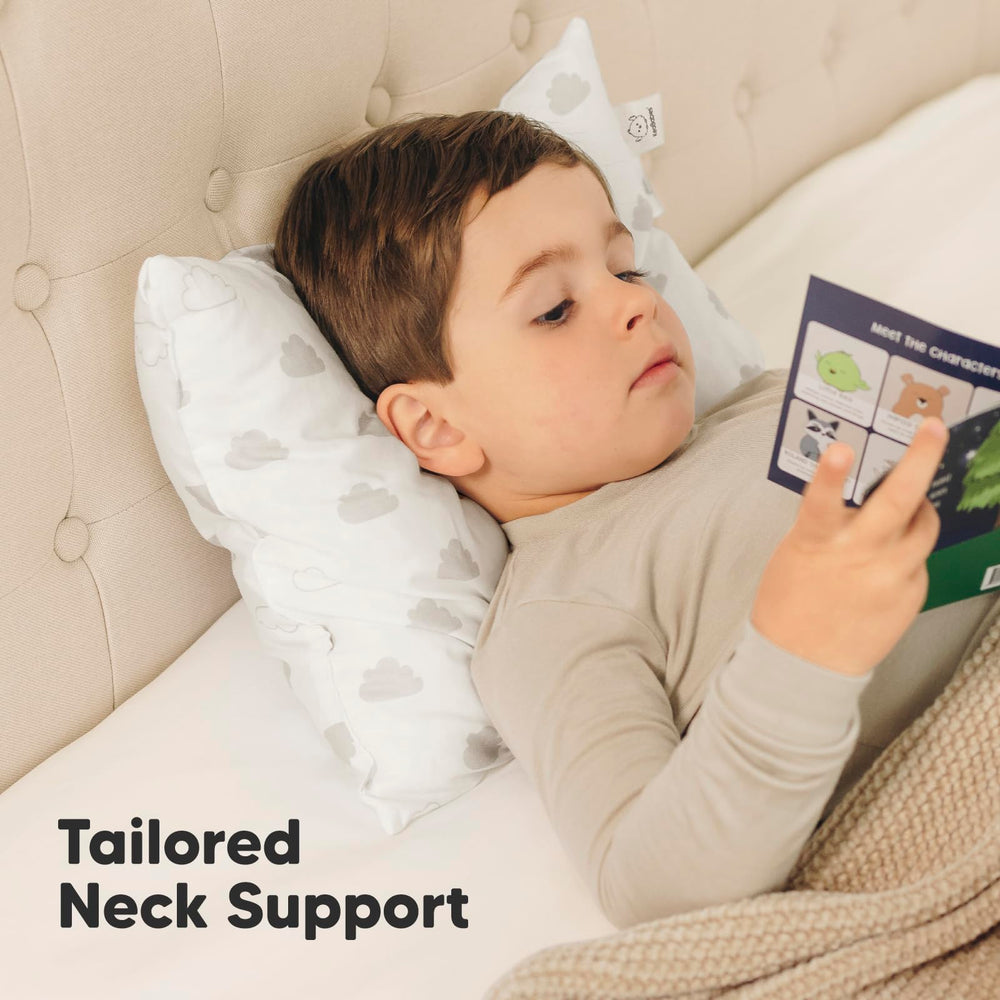 KeaBabies machine washable pillow keeps toddler sleep space clean