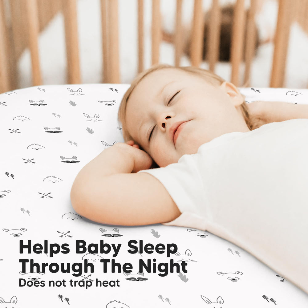 KeaBabies machine washable crib sheet ready for easy nursery care