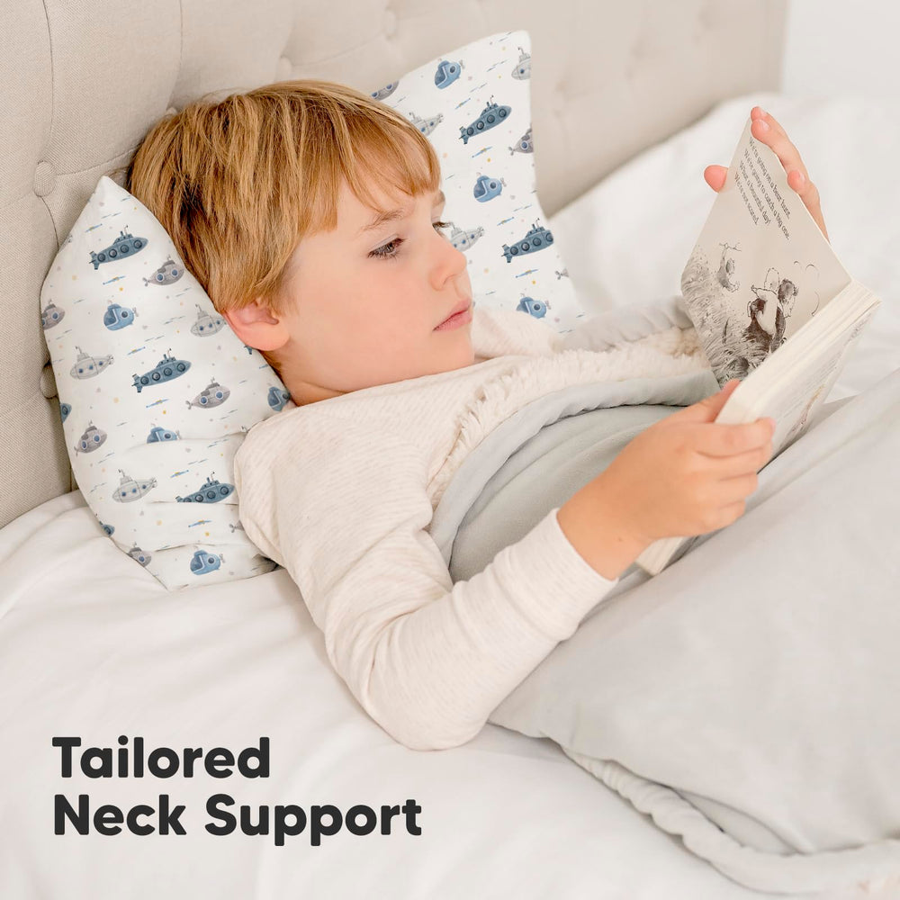 KeaBabies machine-washable pillow ensures easy cleaning after use.