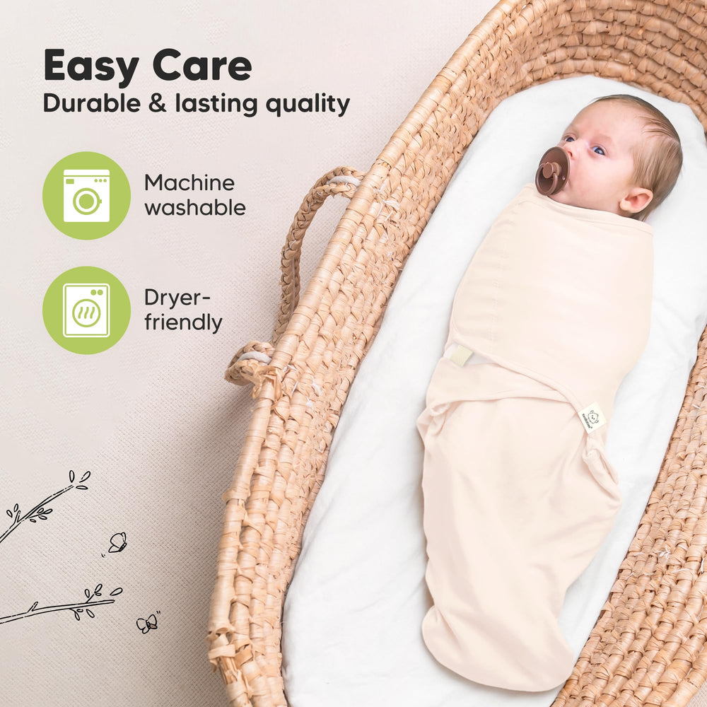 KeaBabies sleep sack is machine washable for easy care.