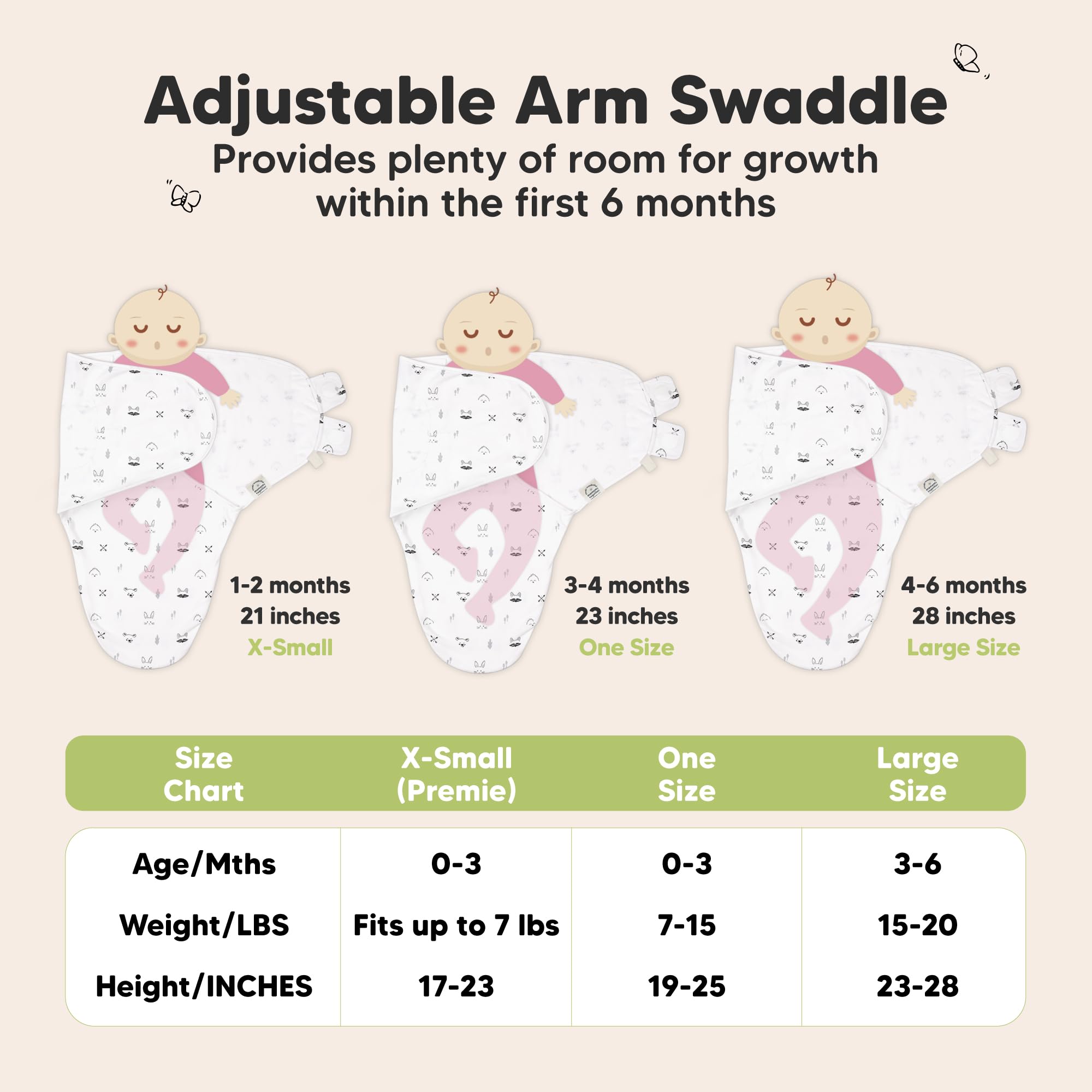 KeaBabies machine-washable swaddle stays durable after washes.