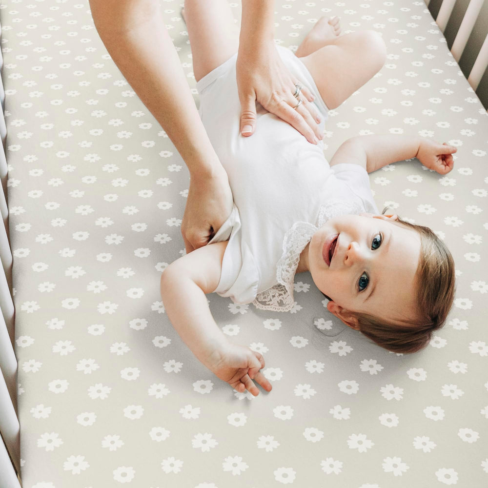 KeaBabies Meadow nursery-ready, 2-pack fitted sheets offer lasting use