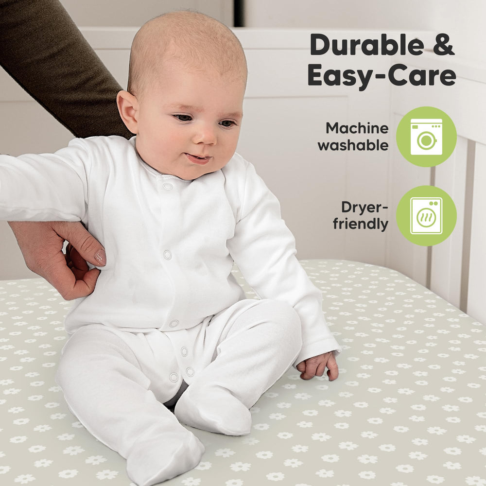 KeaBabies Meadow neutral design fits any nursery