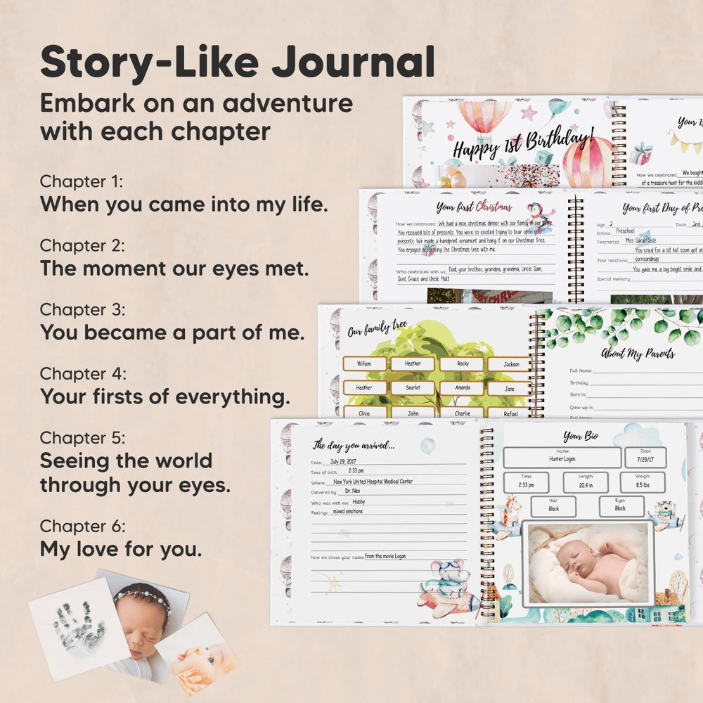 KeaBabies memory book illustration page engaging young readers