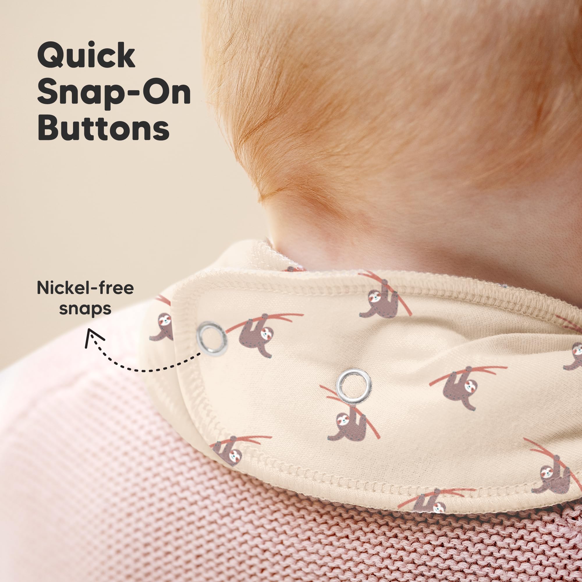 KeaBabies Mesozoic bandana bib machine washable and dryer-friendly for busy parents