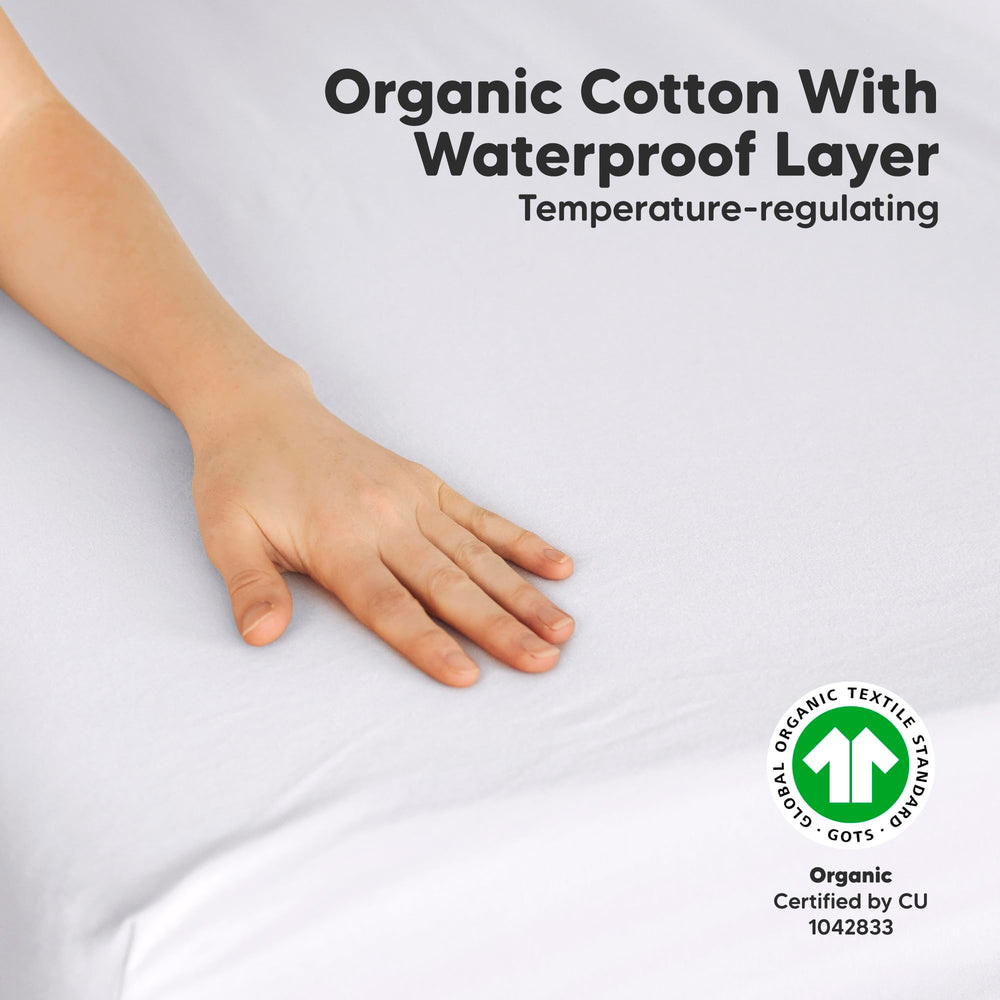 KeaBabies mini crib sheet soft cotton texture provides gentle touch for newborn skin.