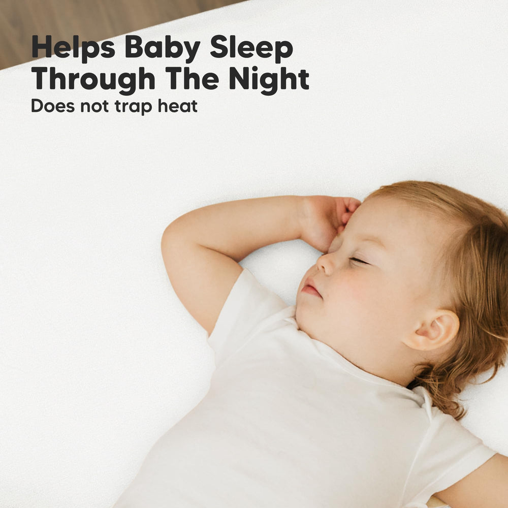KeaBabies durable, machine-washable sheets stay soft after repeated washing.