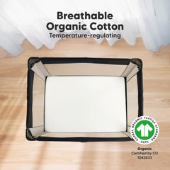 KeaBabies soft white fabric closeup showing organic cotton and gentle texture for delicate skin.