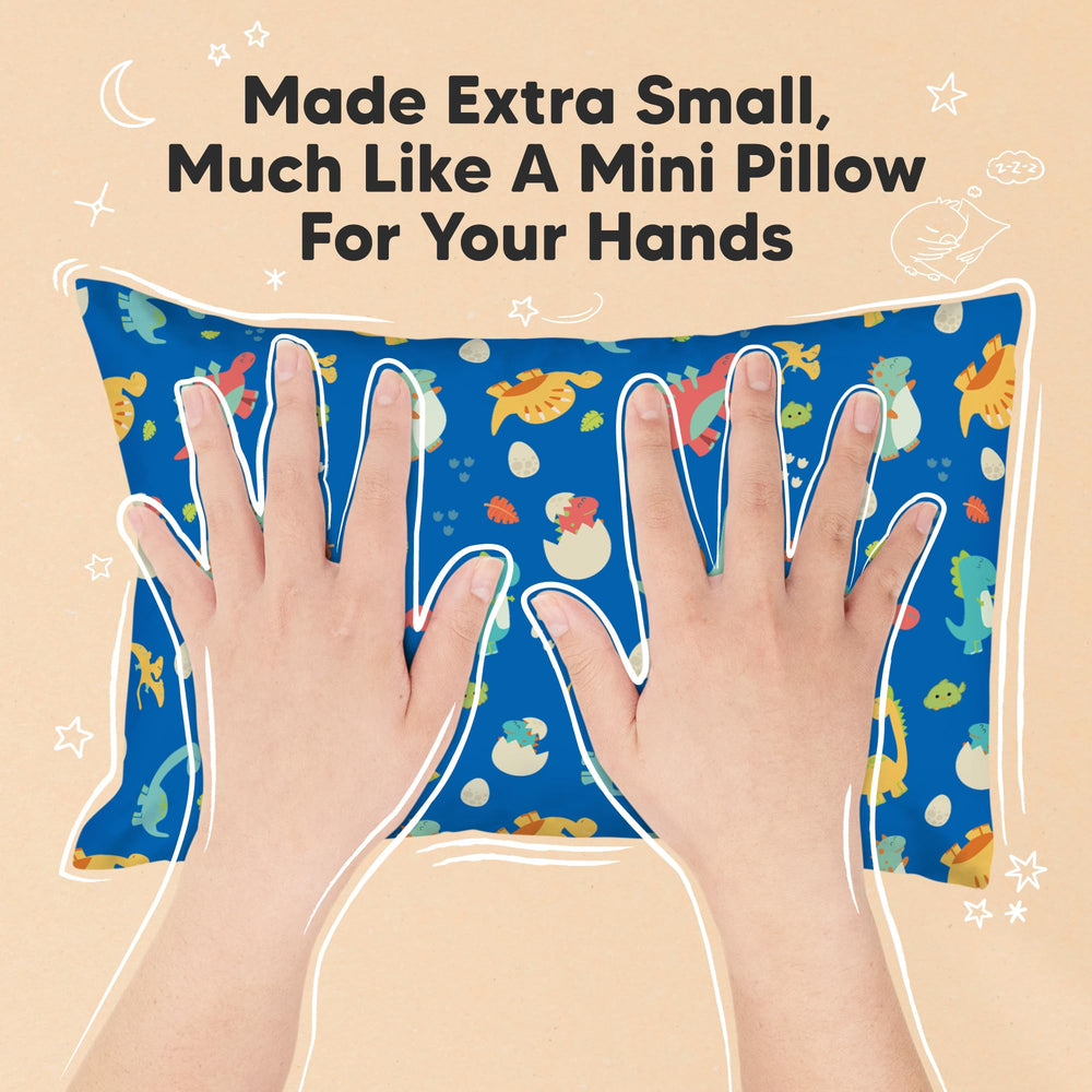 KeaBabies GOTS-certified tag on pillow for eco-friendly materials