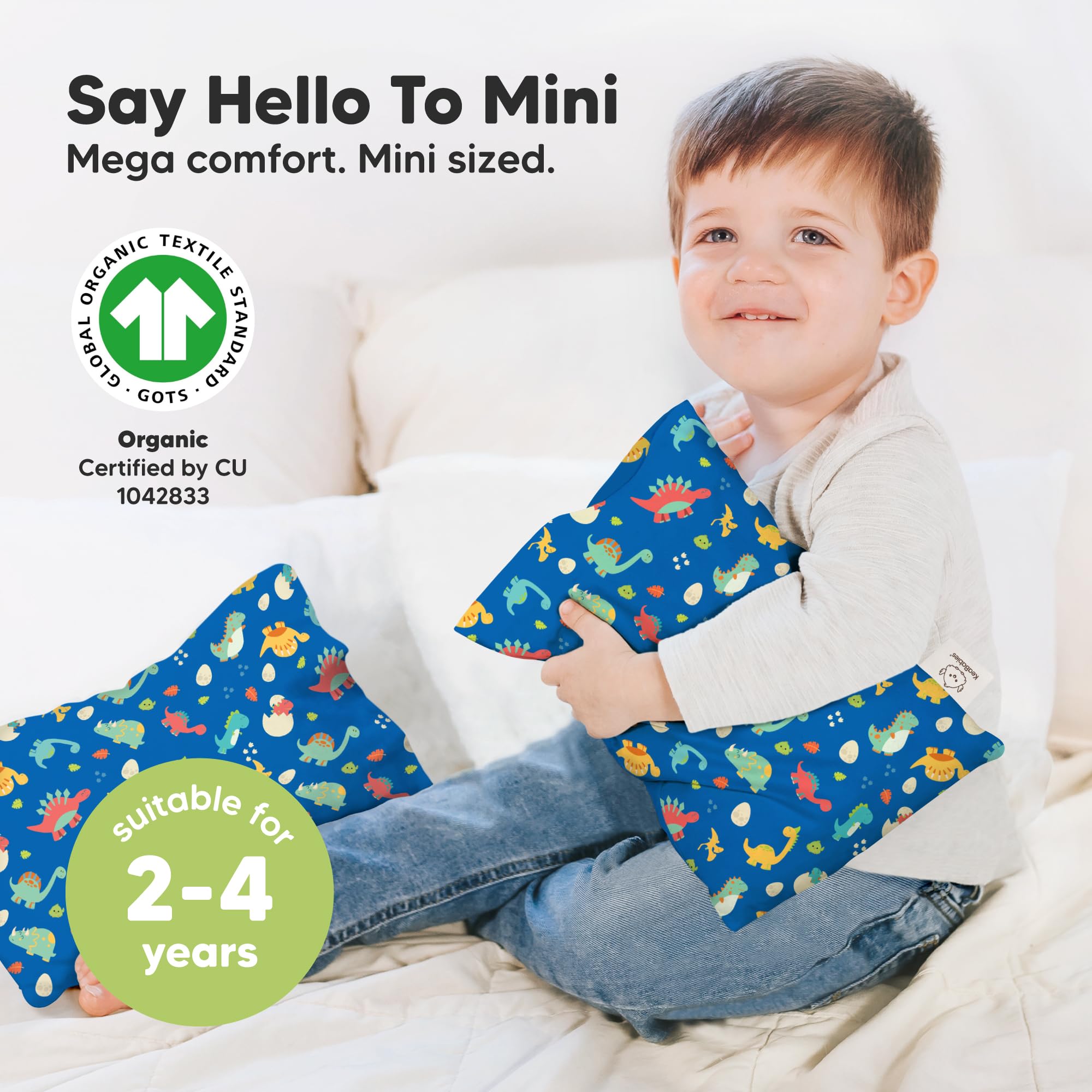 KeaBabies pillowcase removable feature for easy cleaning