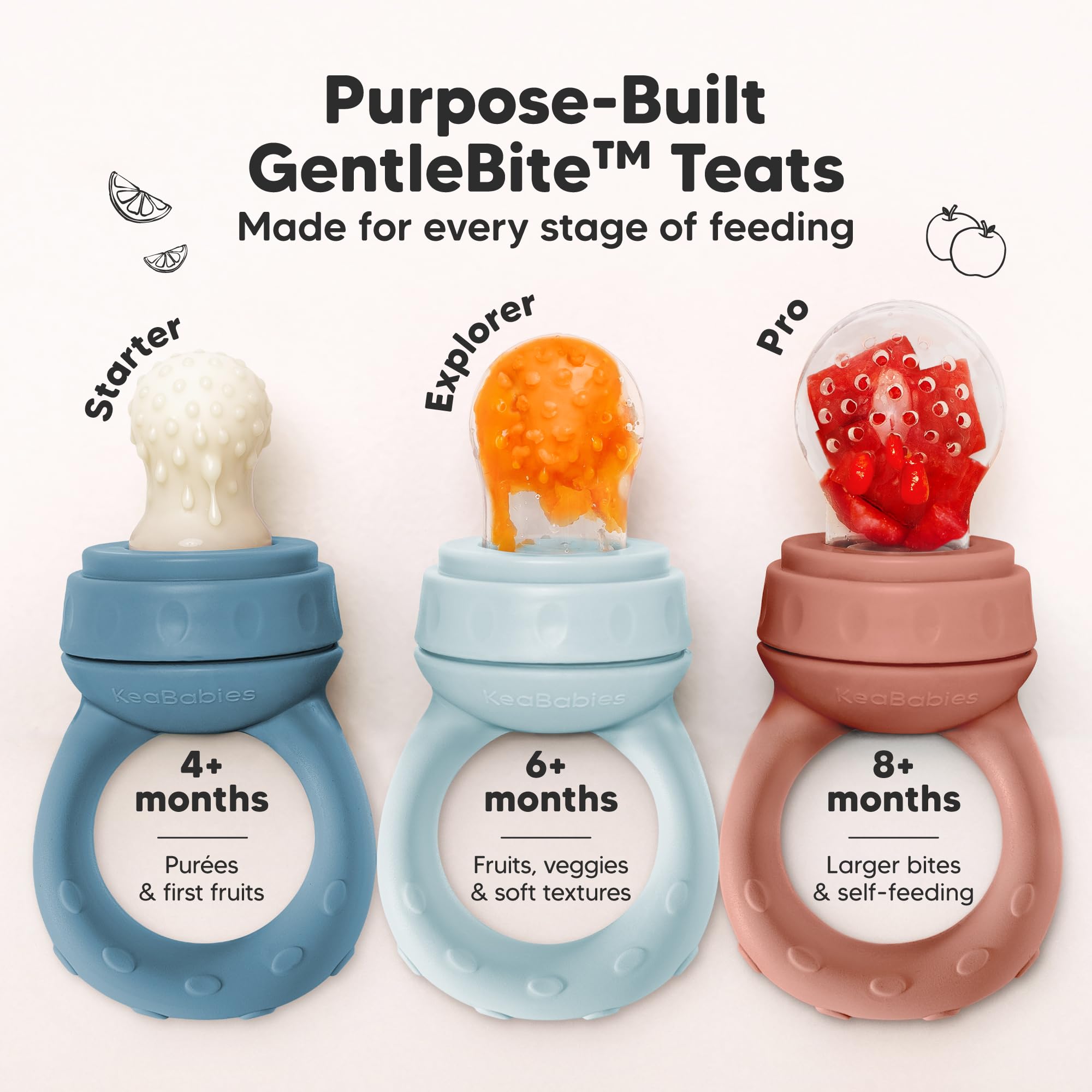 KeaBabies modern gender-neutral ocean design fits modern nurseries and strollers.