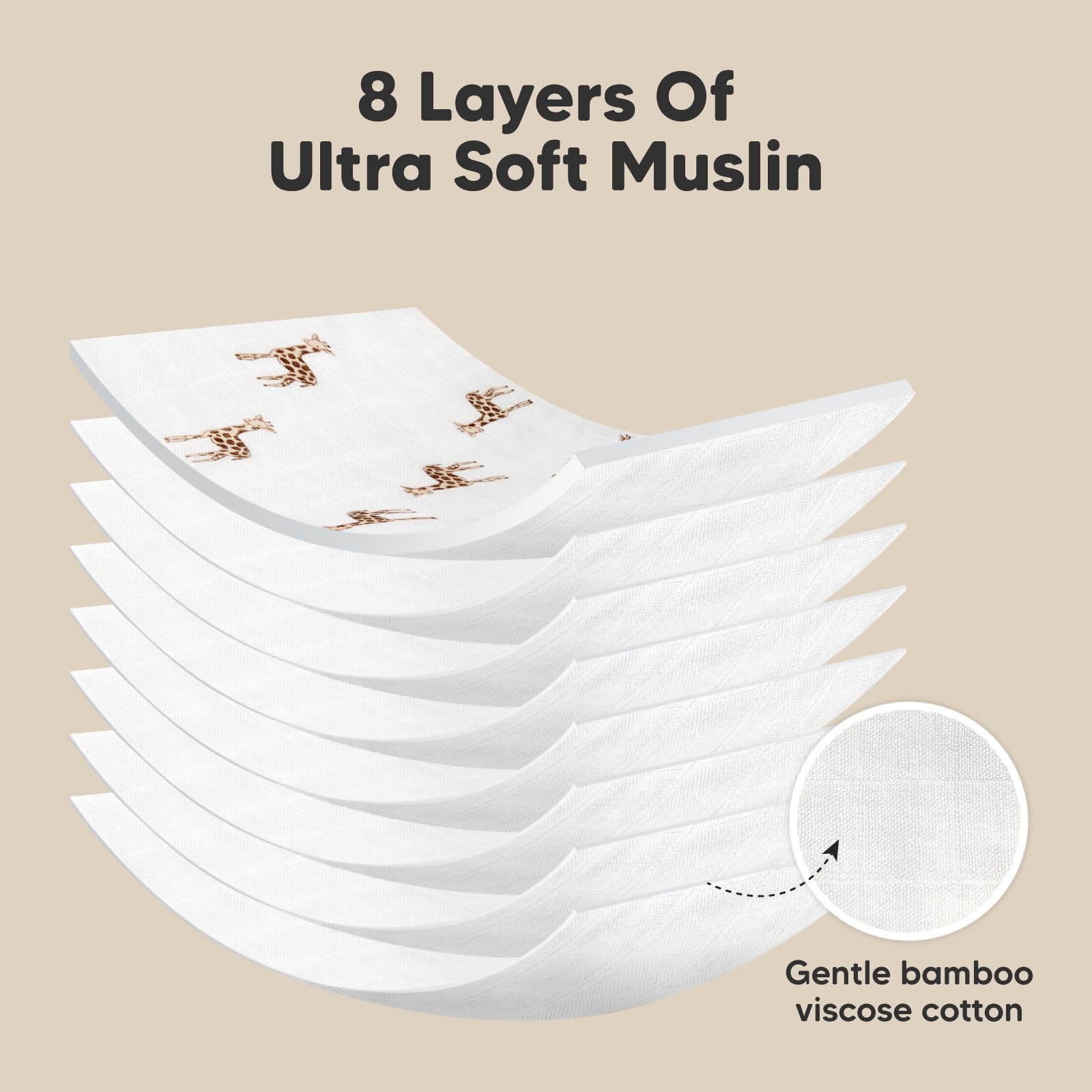 KeaBabies muslin burp cloths feel ultra-soft organic cotton for delicate skin.
