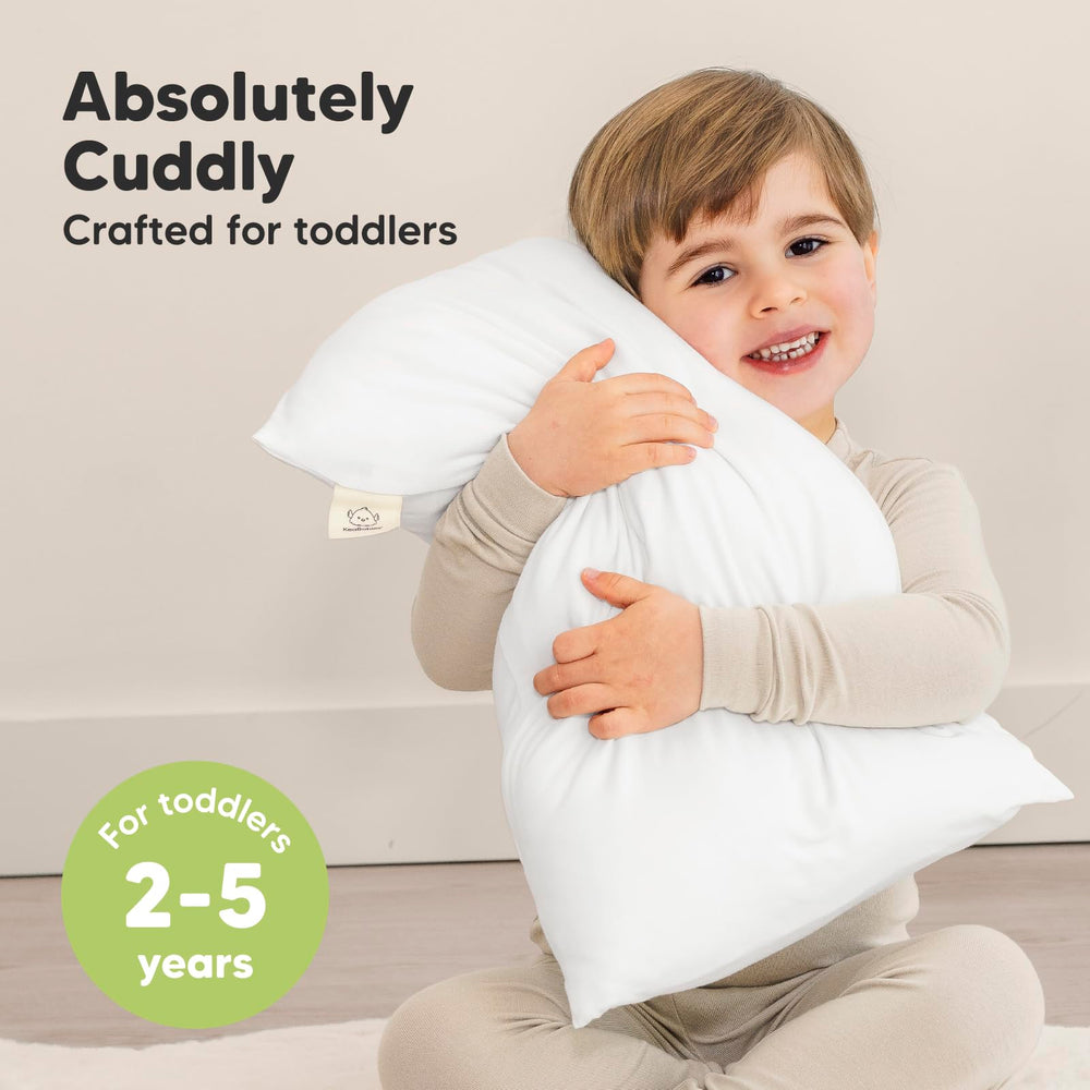 KeaBabies My Little Cuddly Pillow bamboo fabric close-up shows breathable softness
