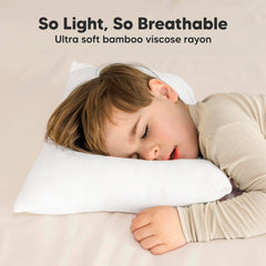 KeaBabies My Little Cuddly Pillow pillowcase close-up highlighting washable cover