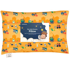 KeaBabies My Little Dreamy pillow front view ideal compact travel pillow for toddlers.