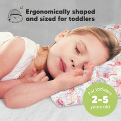 KeaBabies My Little Dreamy pillowcase closeup highlights soft organic cotton for sensitive skin.