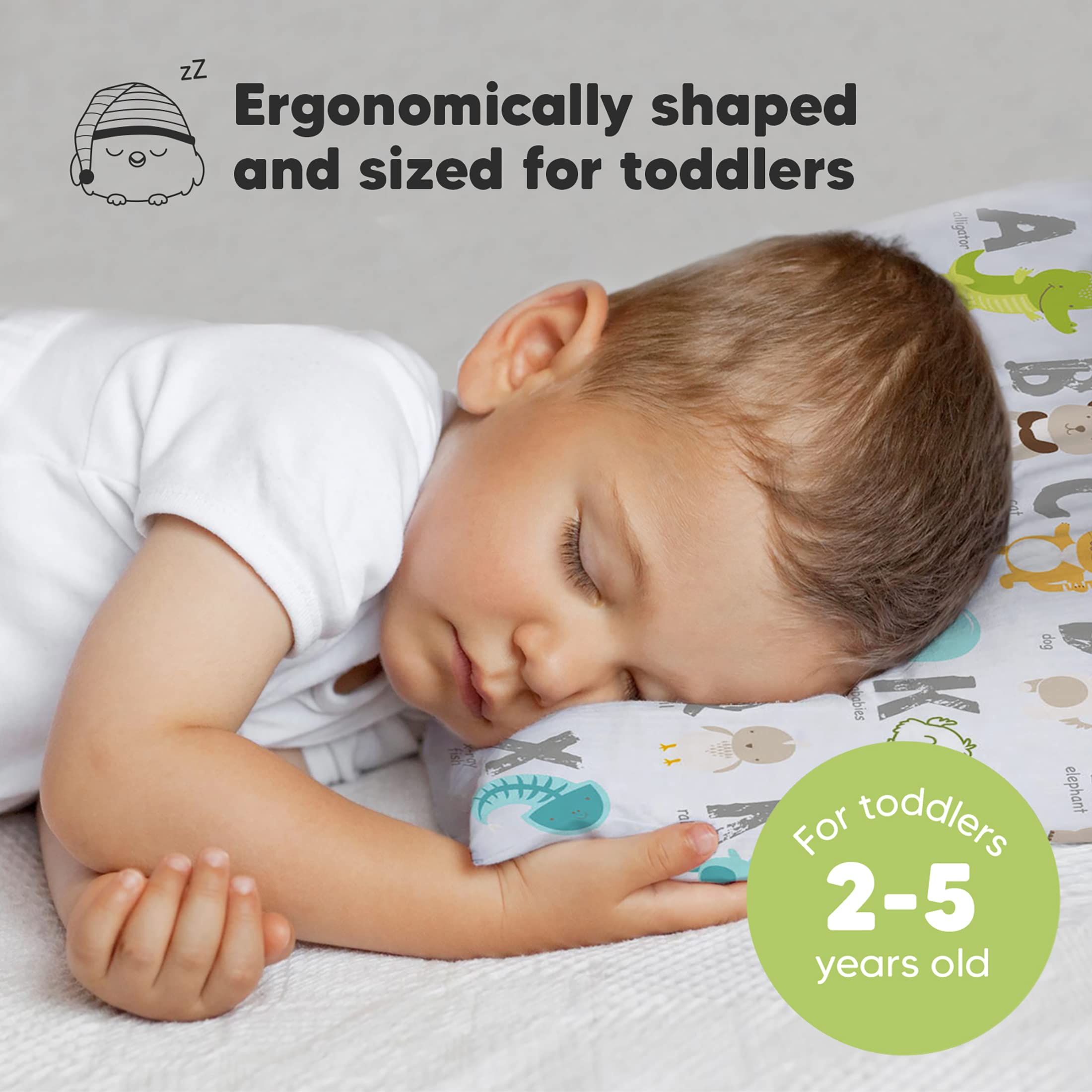 KeaBabies My Little Dreamy Pillowcase in organic cotton for breathable comfort