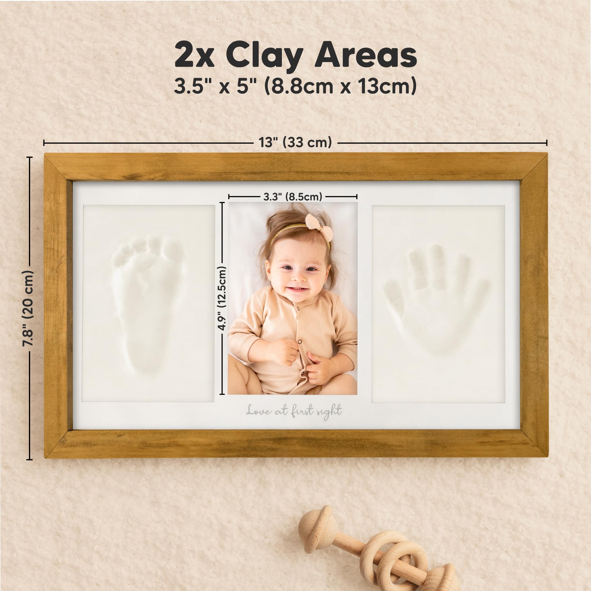 KeaBabies name-date print kit enables custom birth announcements.