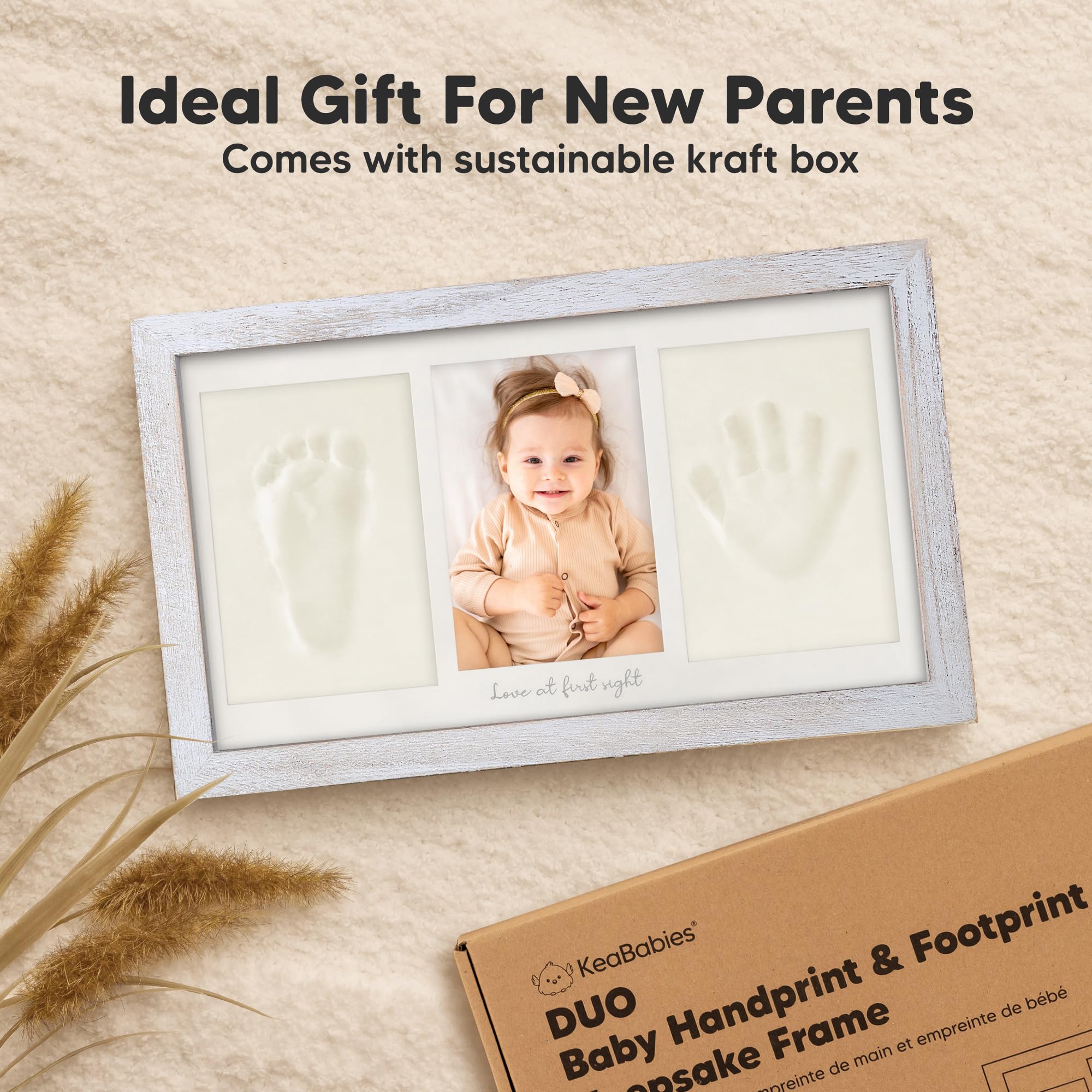 KeaBabies name and date printing kit to personalize keepsakes