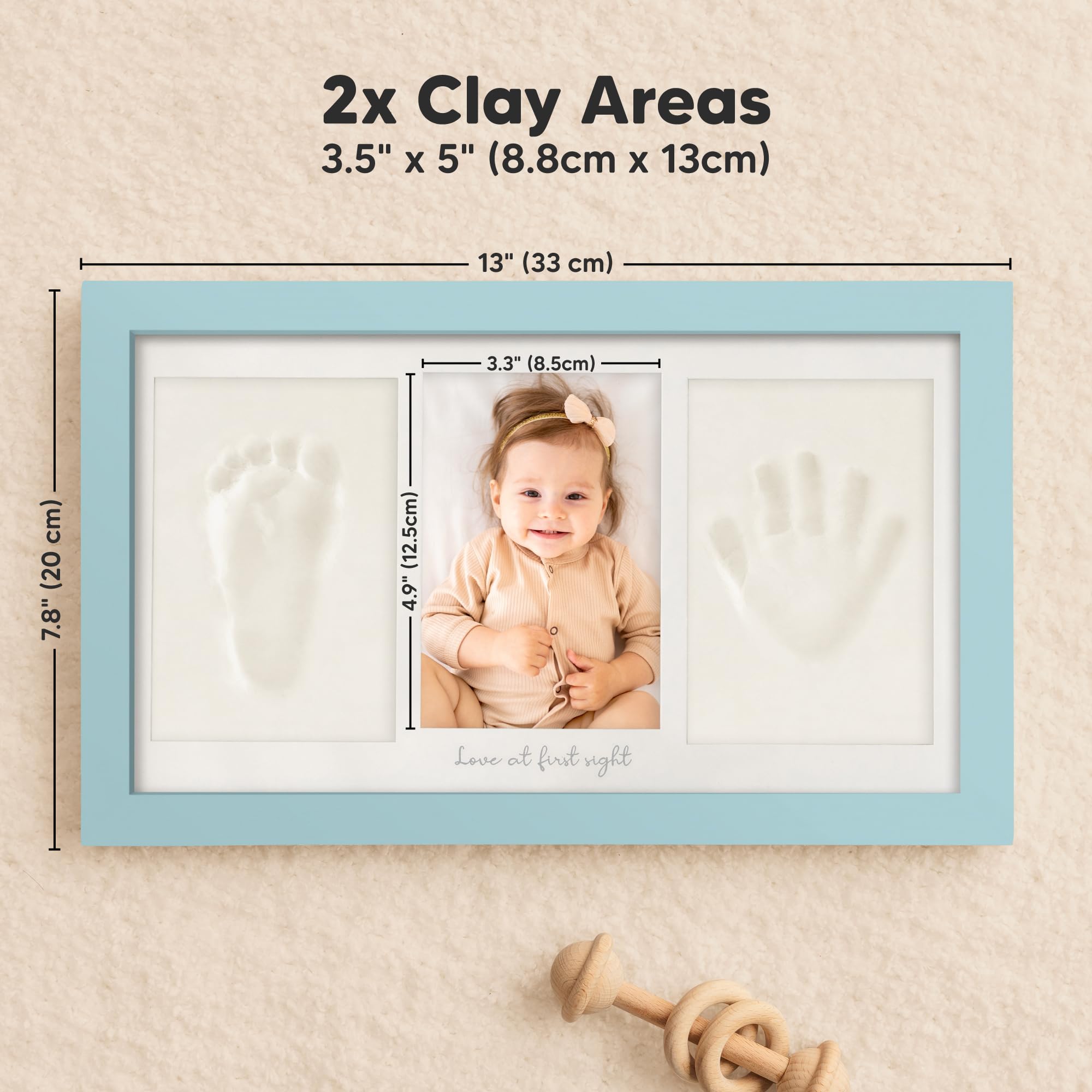 KeaBabies name and date printing kit for custom milestones.