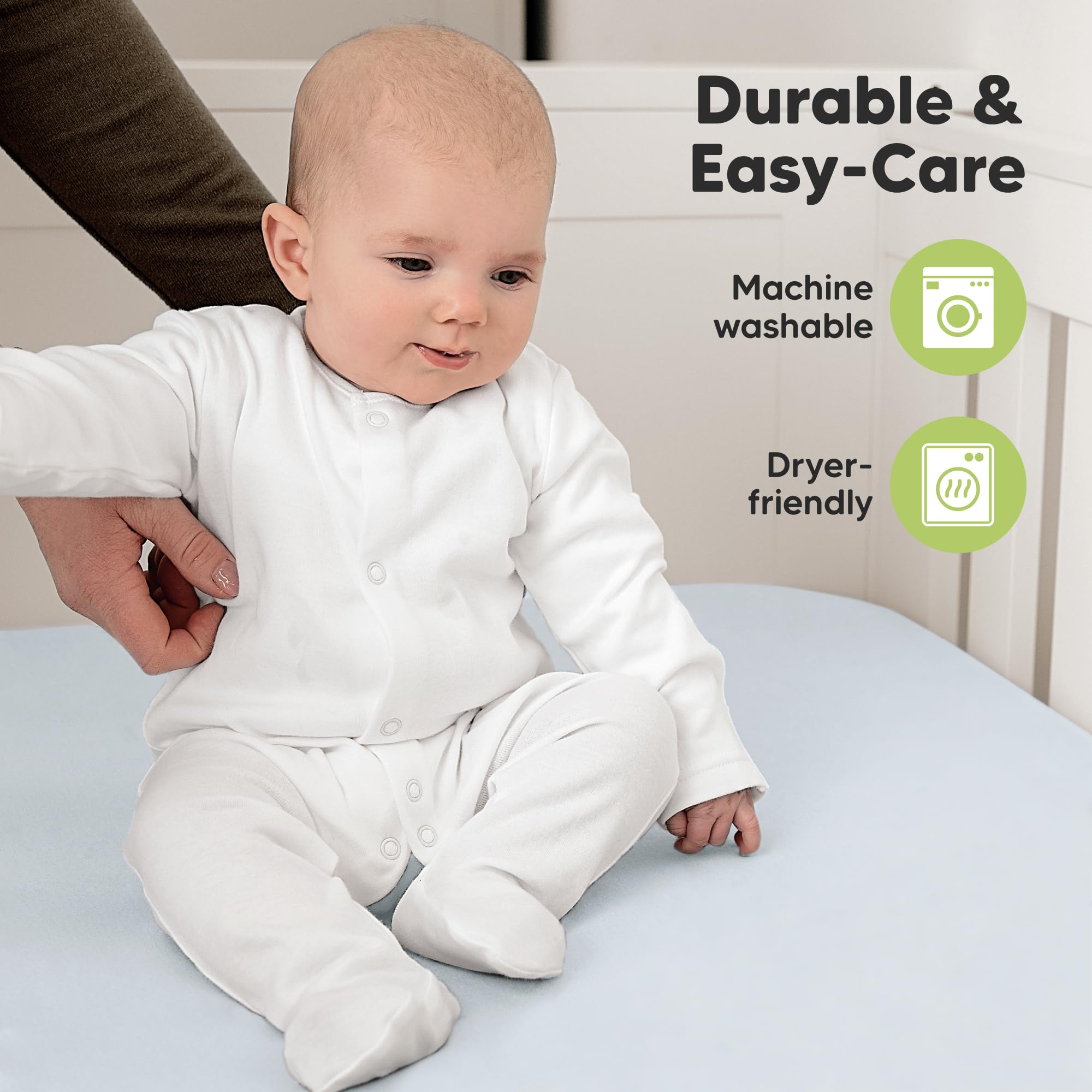 KeaBabies neutral colorway suitable for boys and girls nursery.