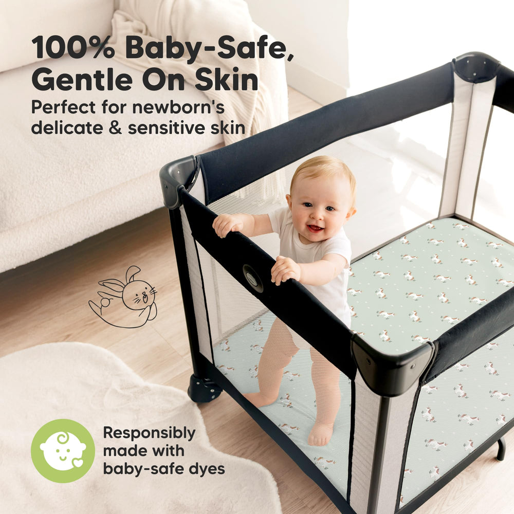 KeaBabies neutral design works for both boys and girls.