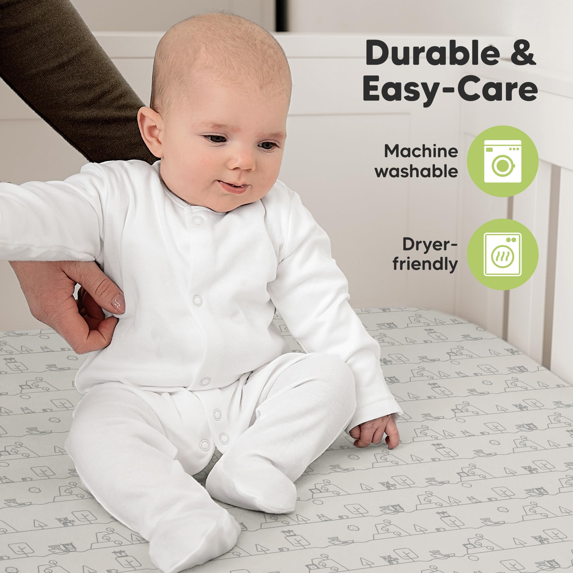 KeaBabies Neutral KeaPixel prints suit both boys and girls.