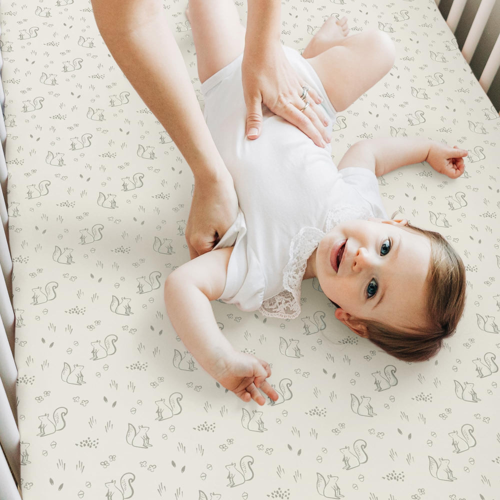 KeaBabies two-pack crib sheets provide versatile toddler and nursery bedding.