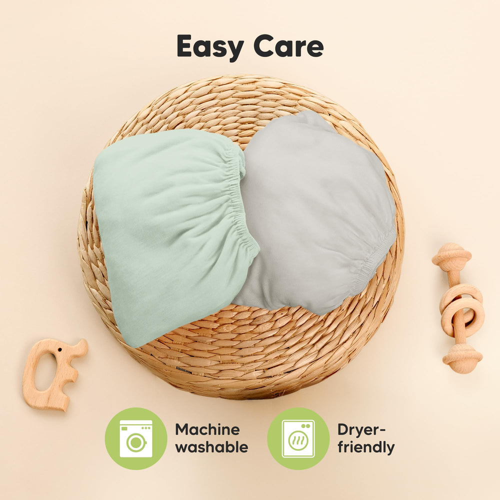 KeaBabies neutral sage color blends with any nursery