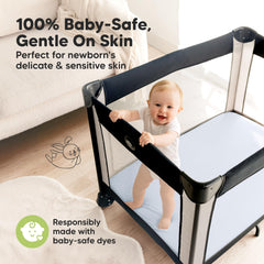 KeaBabies neutral skin-friendly sheets suit any gender and nursery style.