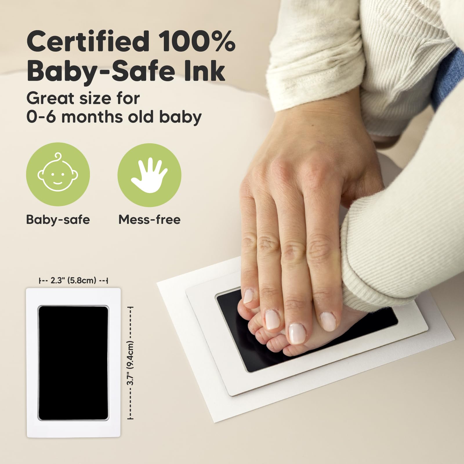KeaBabies Newborn Handprint Session captures tiny fingers moment