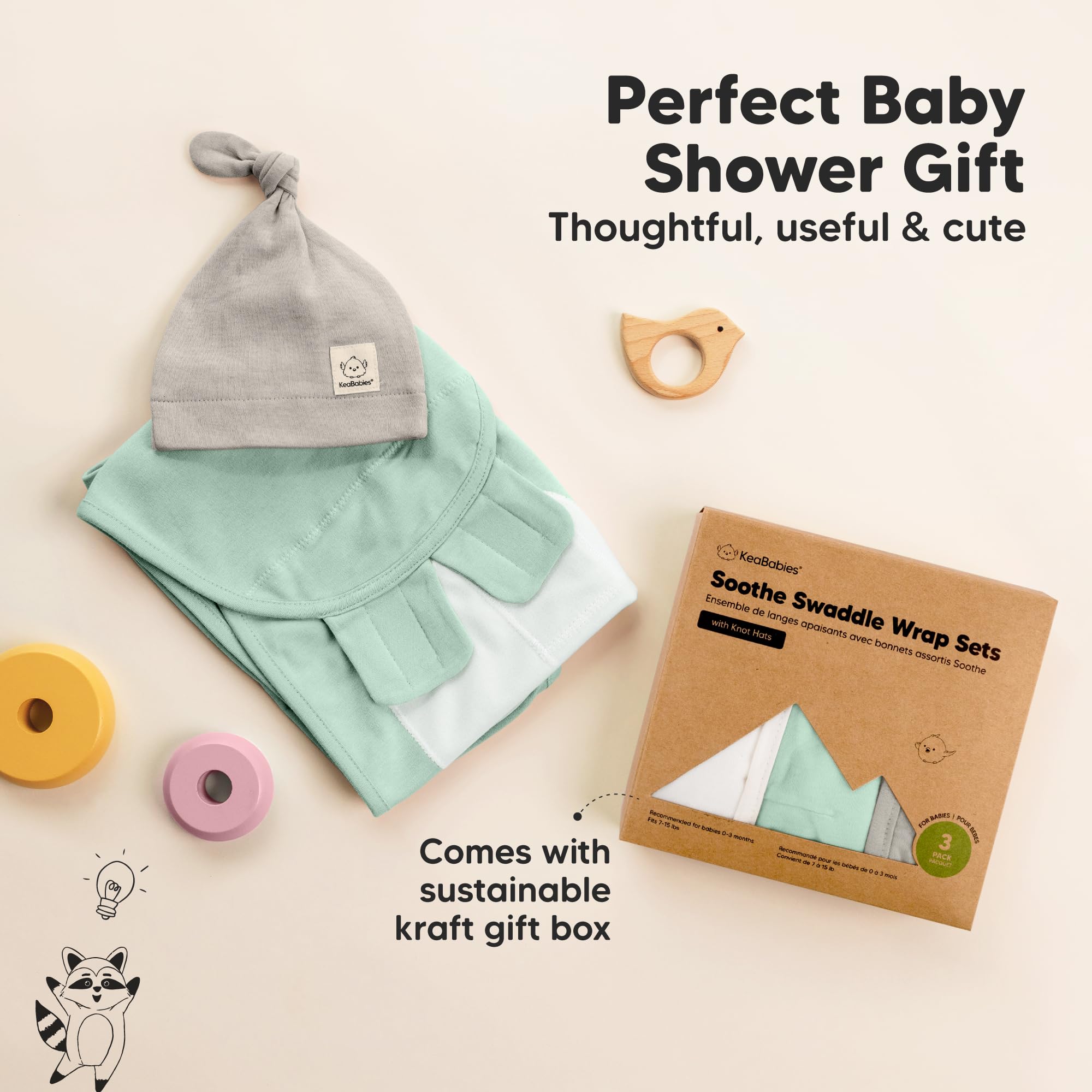 KeaBabies baby sleep bundle promotes safe sleep routines and practical essentials.
