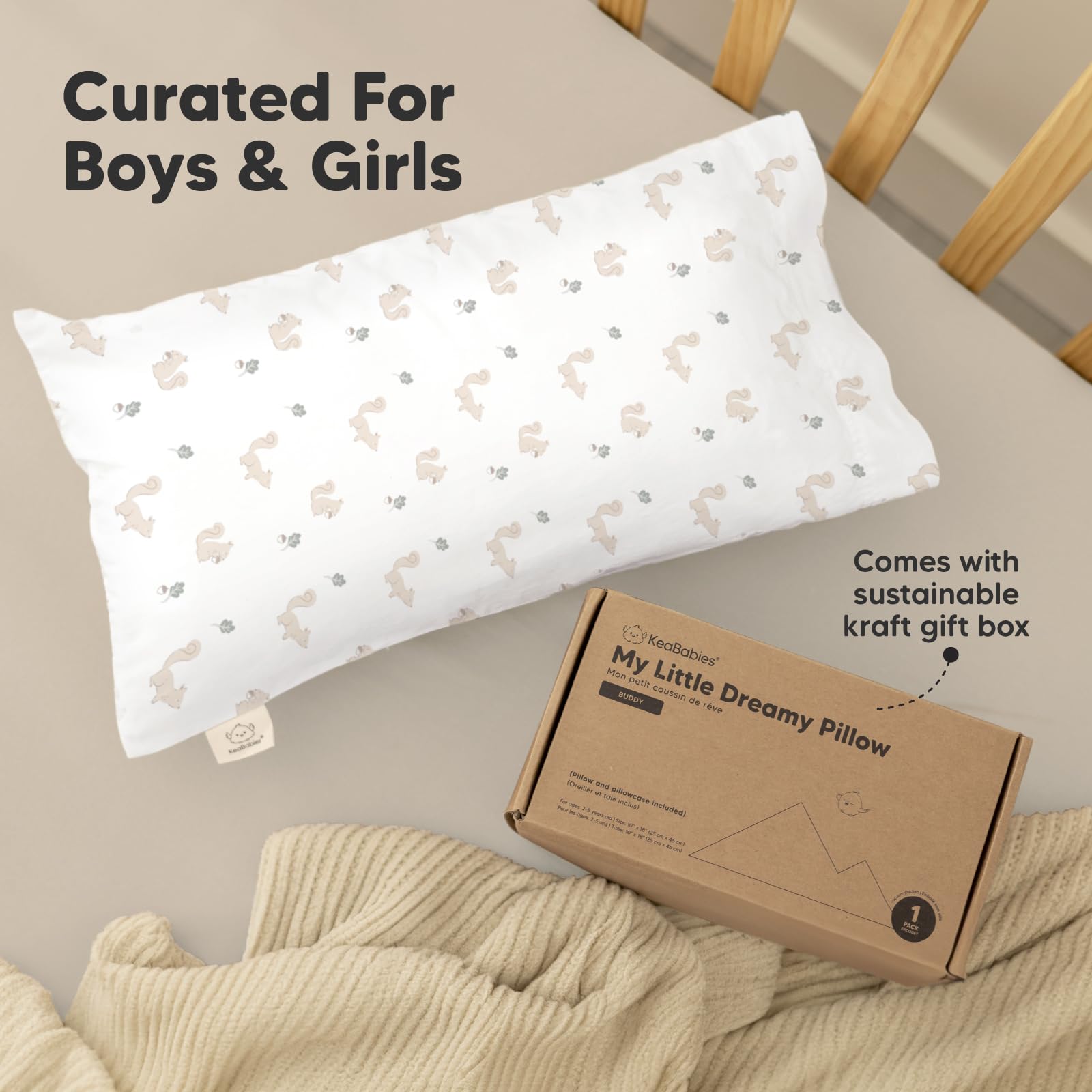 KeaBabies Nibbles in toddler room for cozy naps and familiar routines
