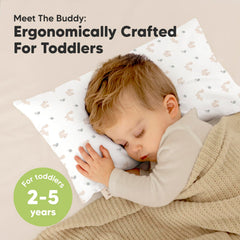 KeaBabies Nibbles pillow 10x18 ergonomic for restful sleep on the go
