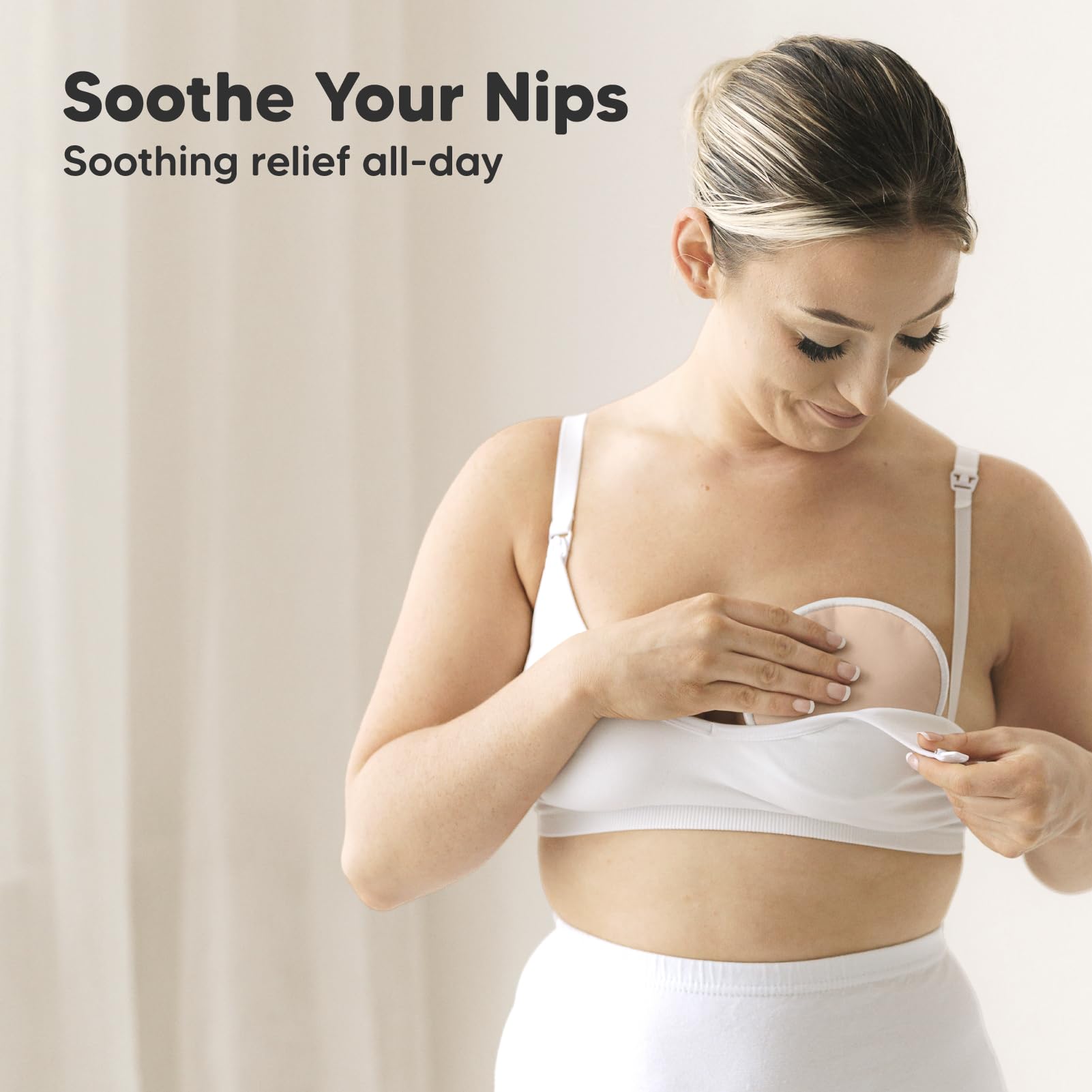 KeaBabies 4-layer absorbent nursing pads designed for heavier leakage.