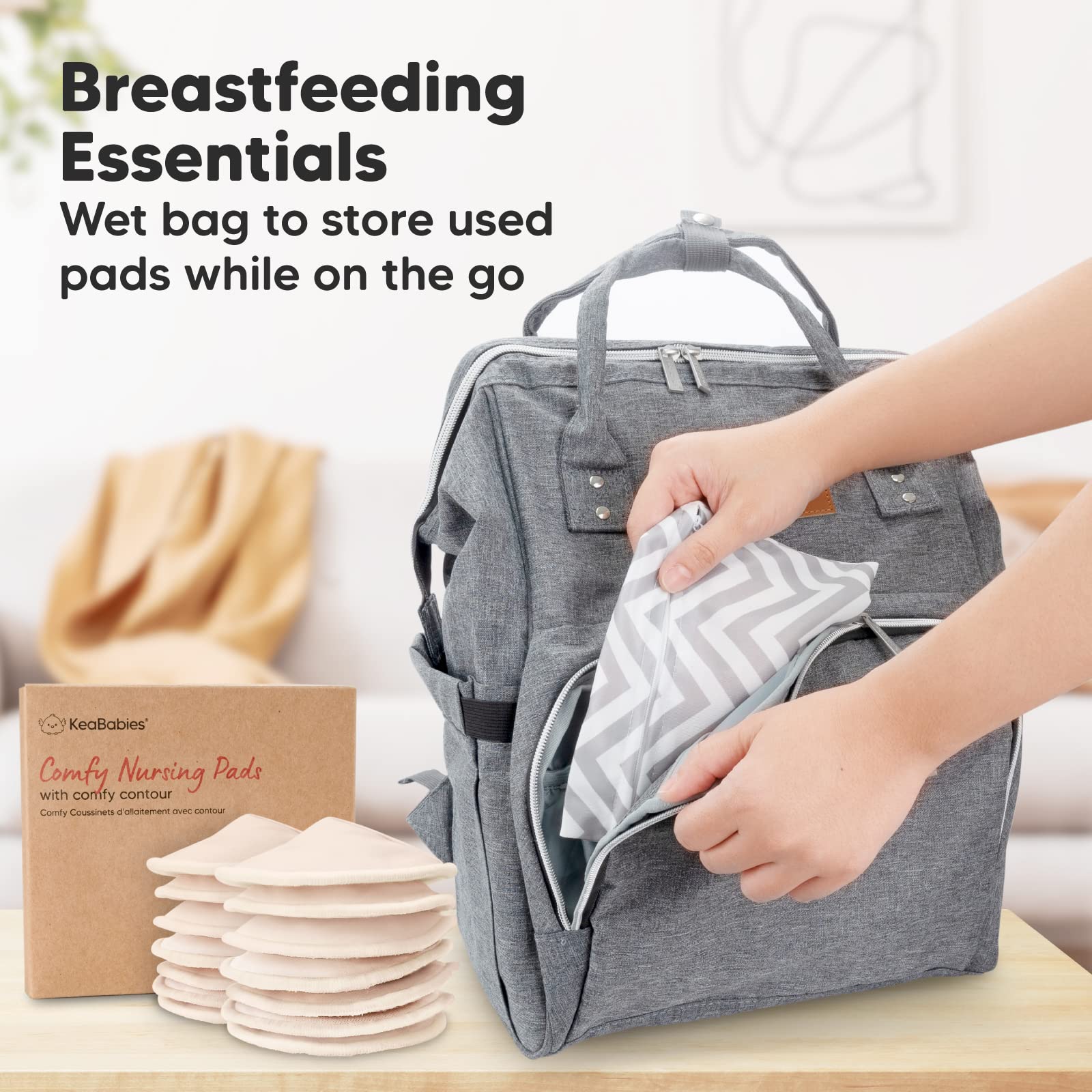 KeaBabies pads are designed to blend with outfits for discreet wear.