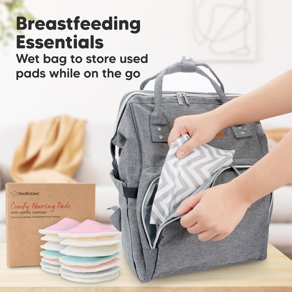 KeaBabies soft-touch organic pads emphasize gentle contact with skin